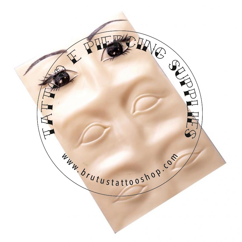 Pelle sintetica 3D per esercitazione tattoo sopracciglia